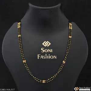 1 Gram Gold Plated 2 Line Designer Mangalsutra Dori for Women - Style A517