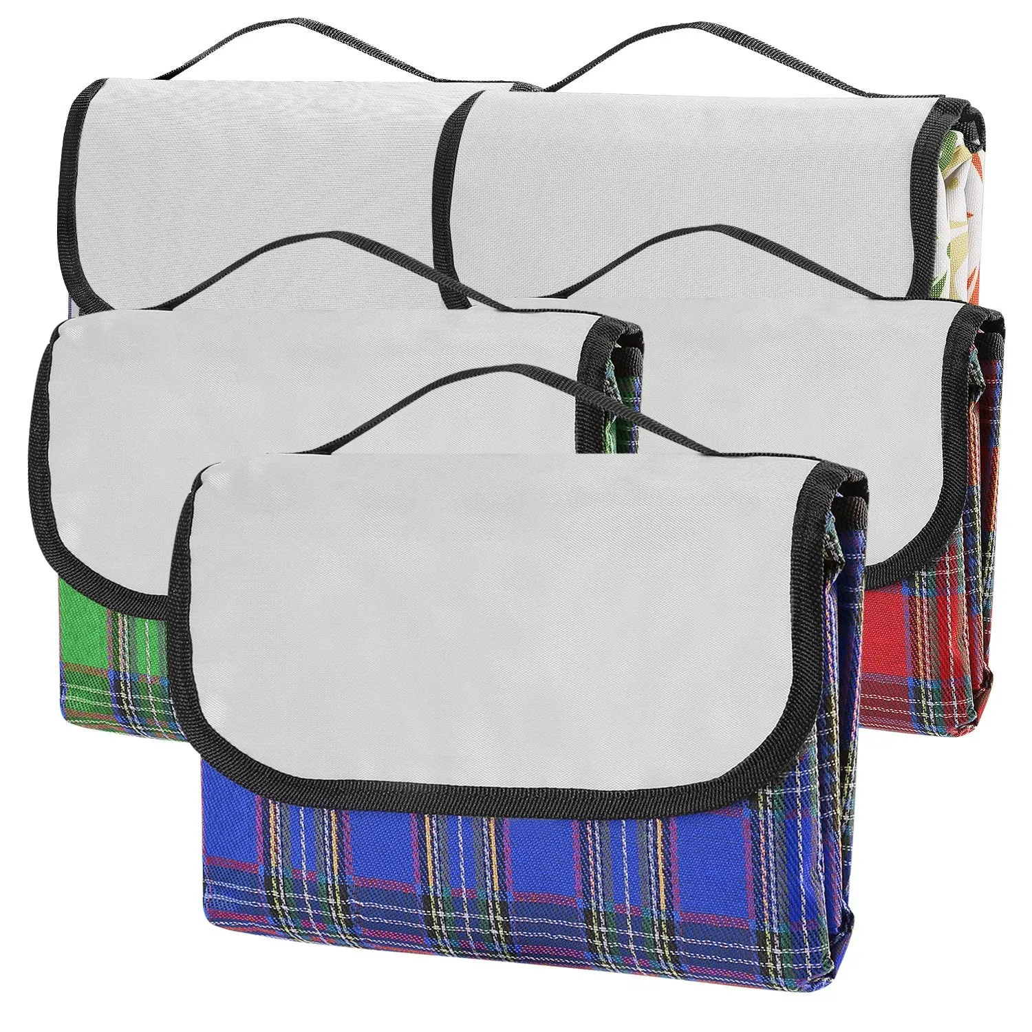 60" x 78" Foldable Waterproof Picnic Blanket with Strap