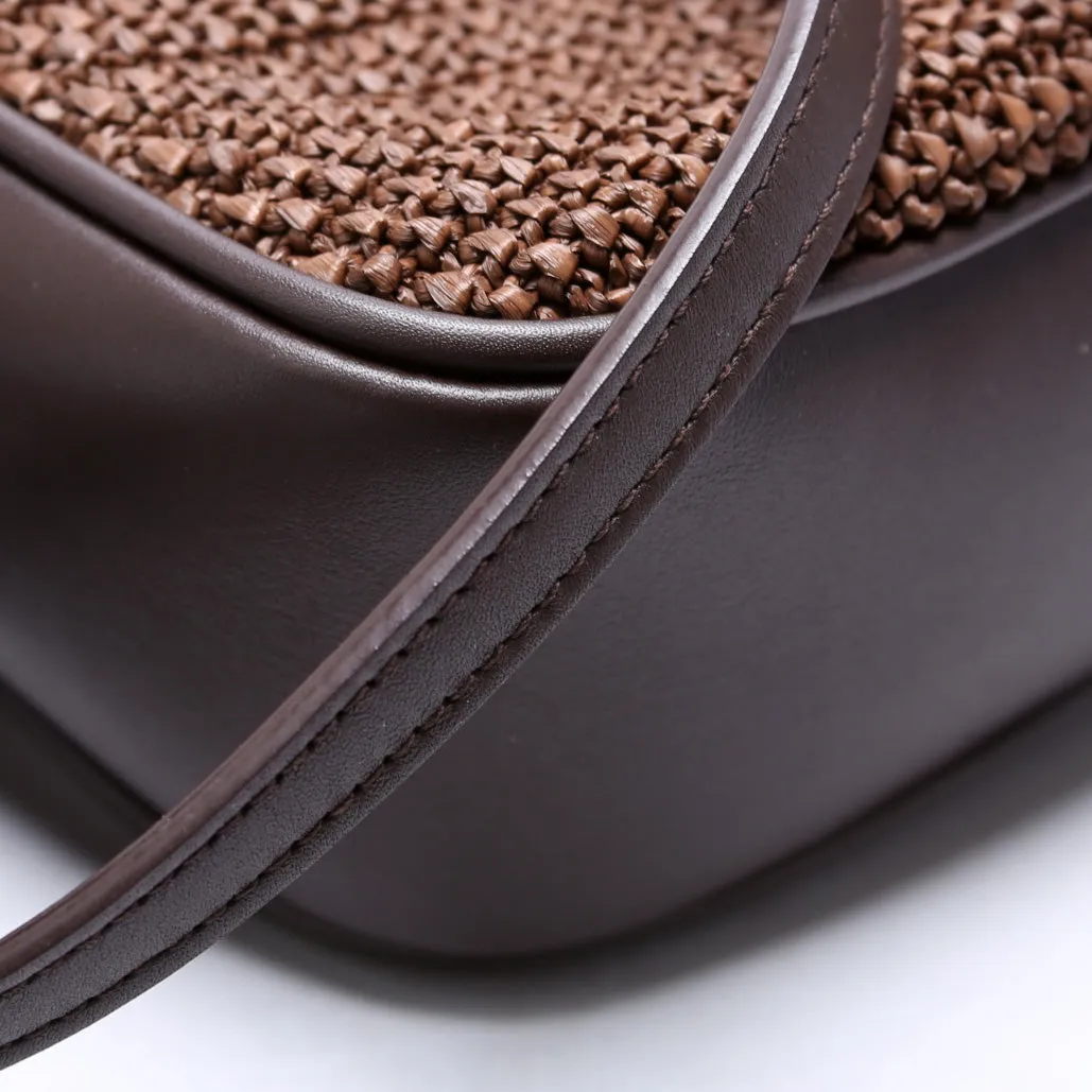 612542 Lou Camera Medium Raffia