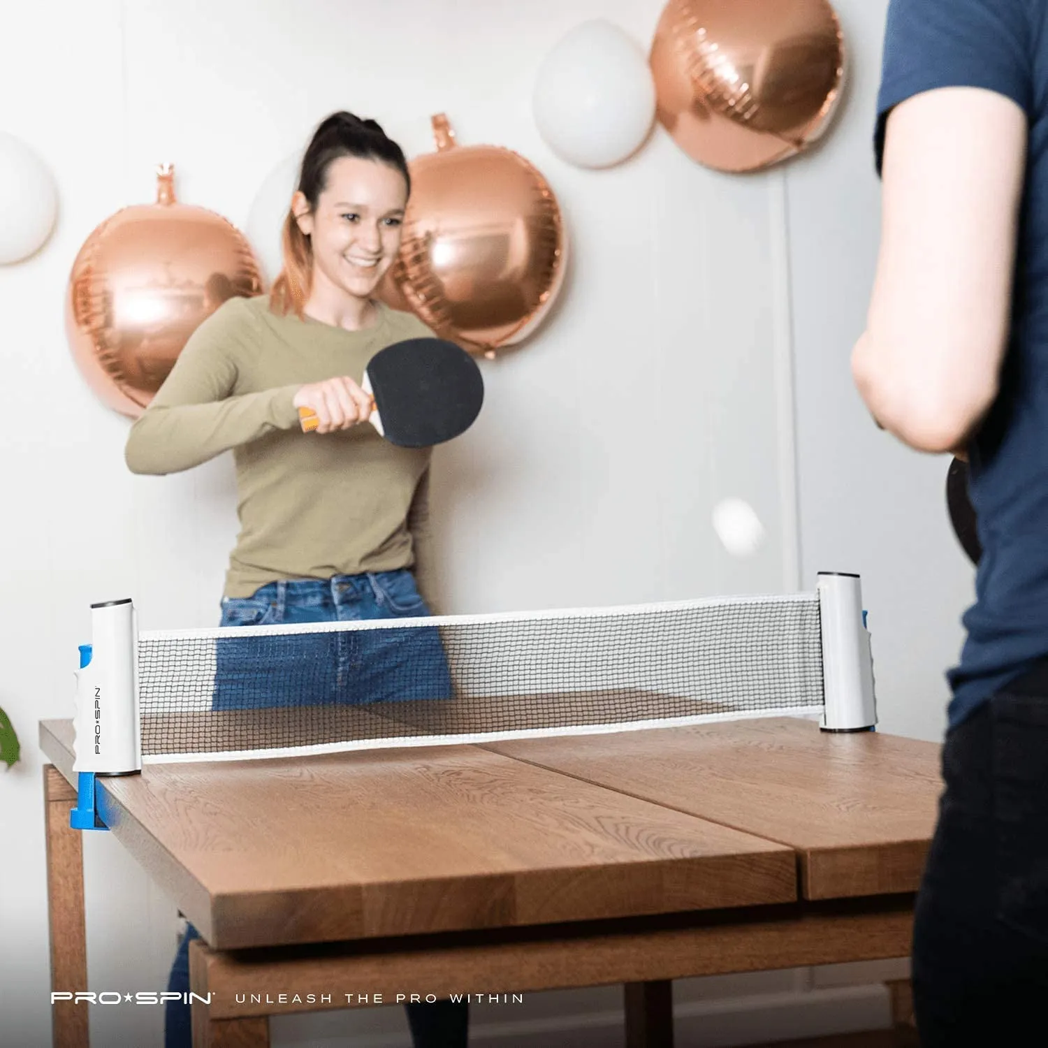 All-In-One Portable Ping Pong Set