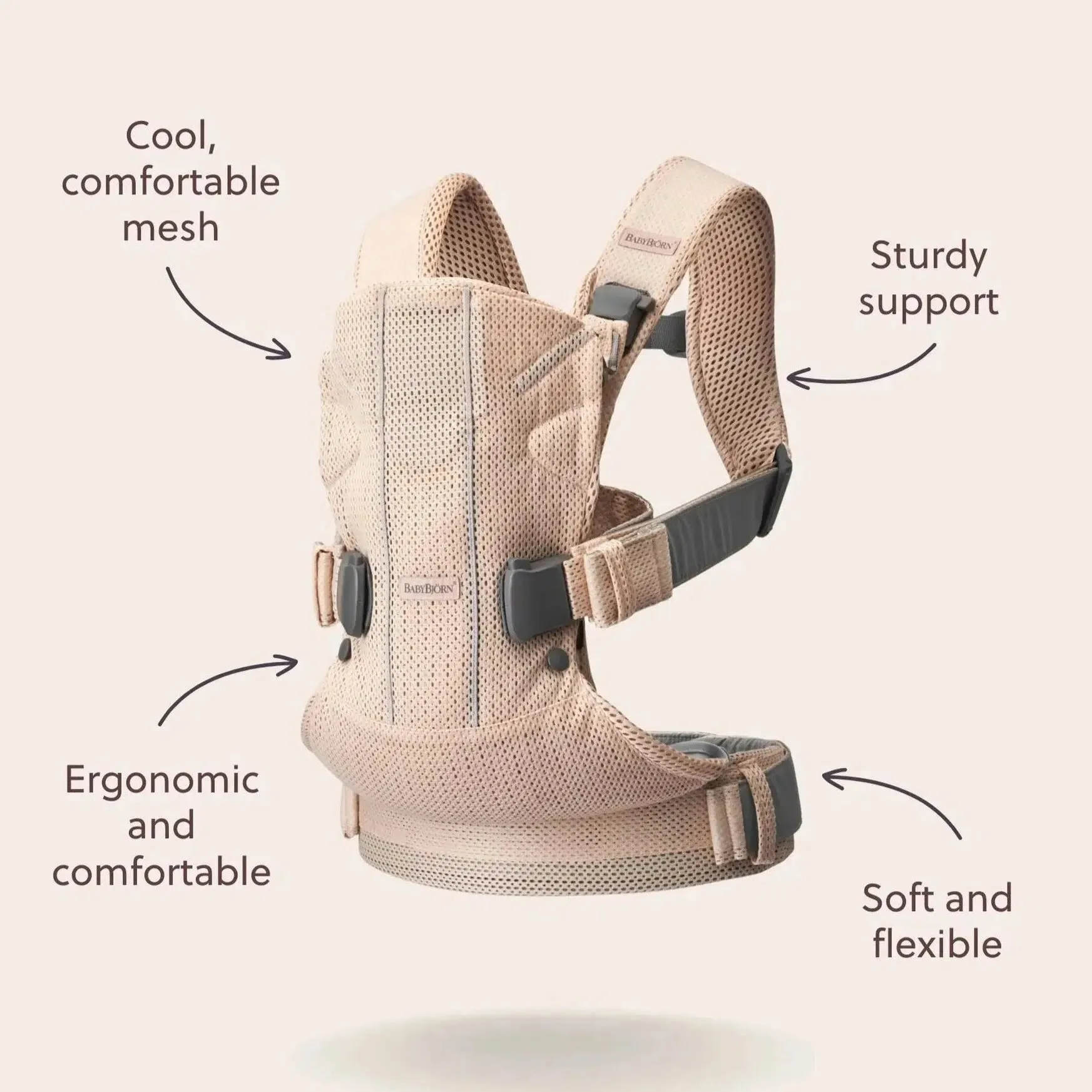 Baby Bjorn - Baby Carrier One Air - Navy Blue