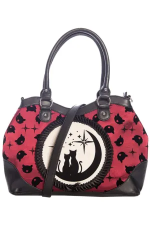 Banned Lunar Sisters Bag Burgundy