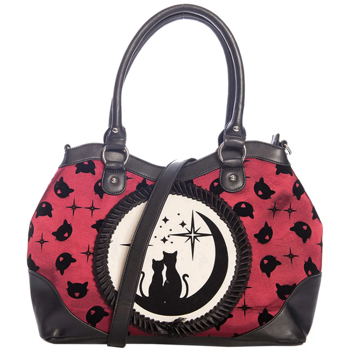 Banned Lunar Sisters Bag Burgundy