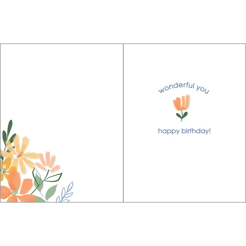 Birthday card  - Charming Flowers
