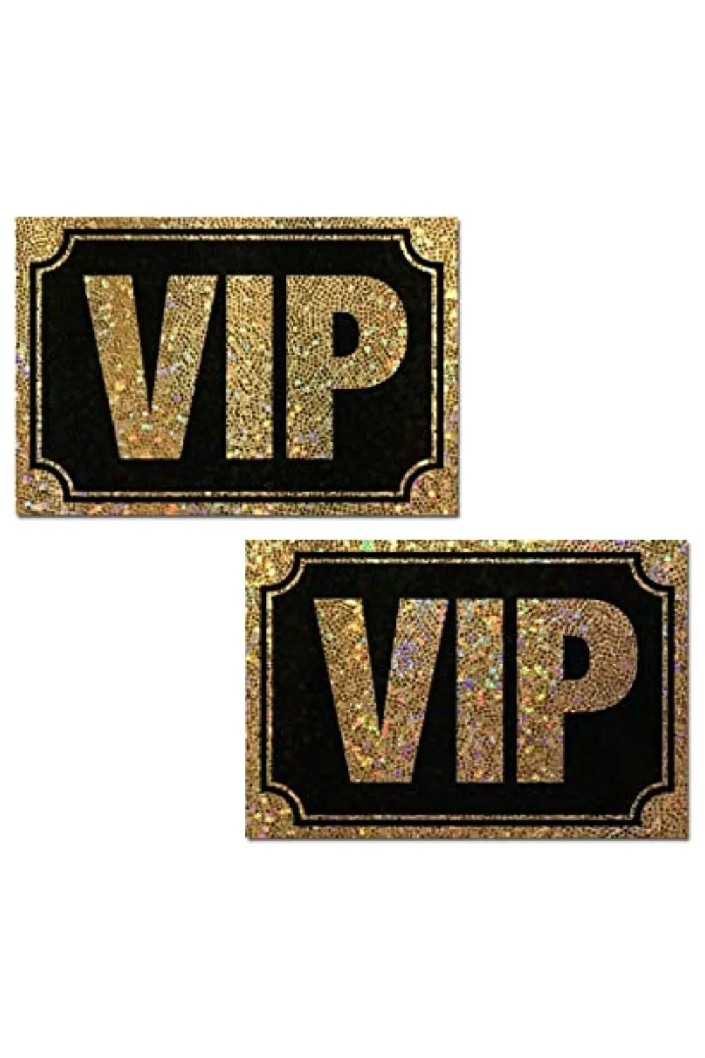 Black-Gold VIP Nipple Pasties