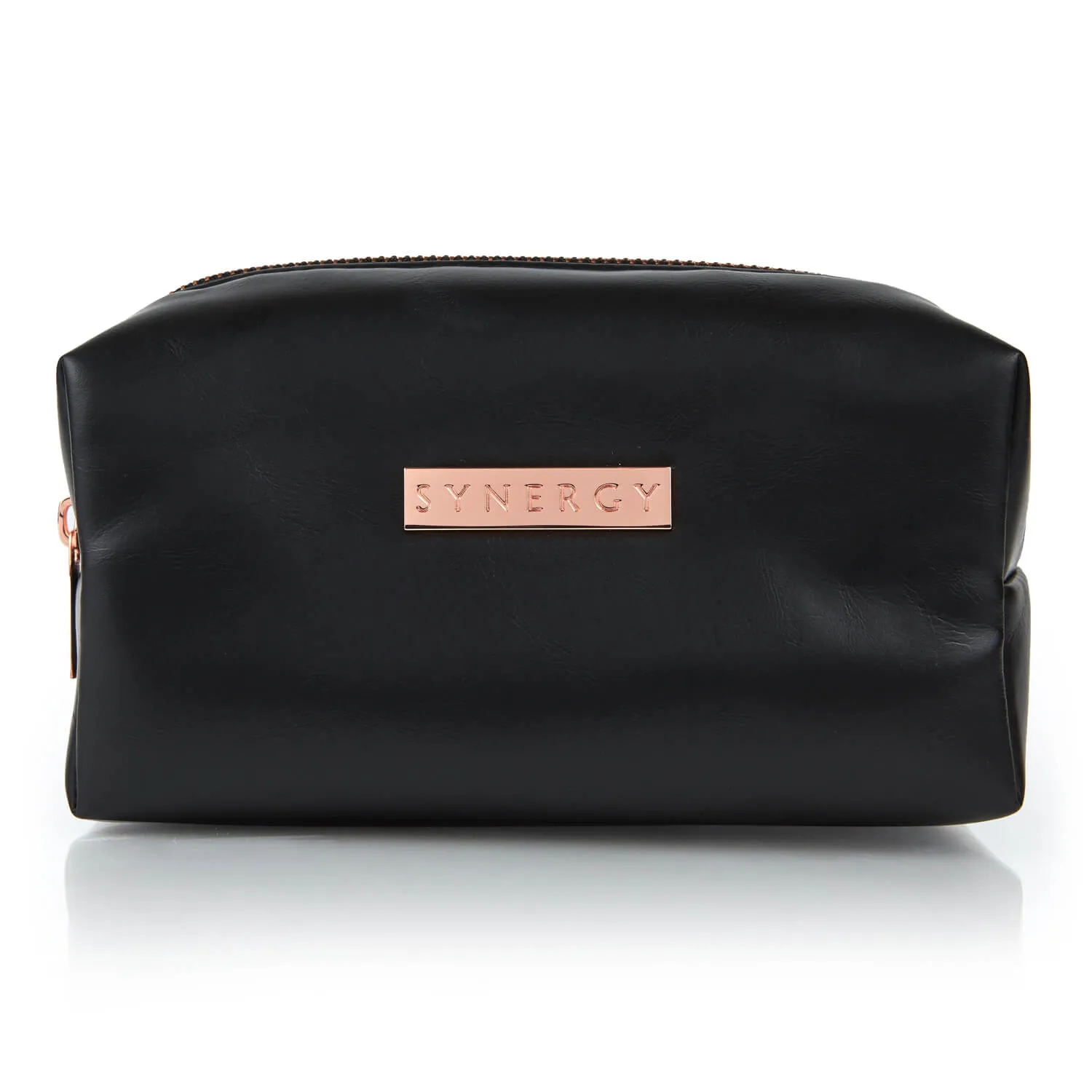 Black Rose round makeup bag