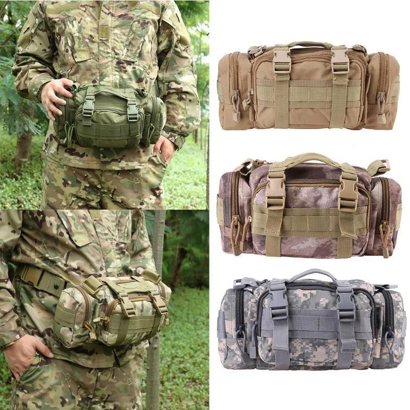Camouflage Camping Hiking Hunting Shoulder Bag