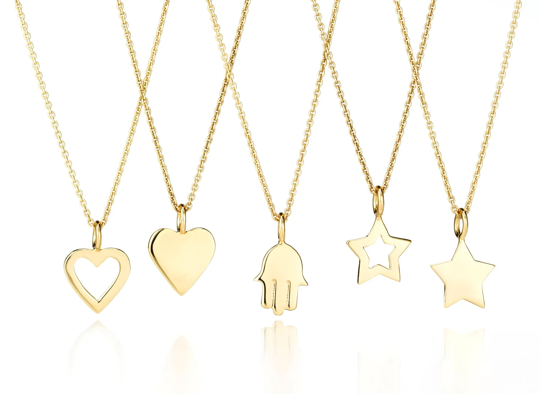 CHARMING-EMMA OUTLINE STAR PENDANT