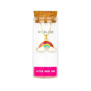 Charming Rainbow Bottle Necklace