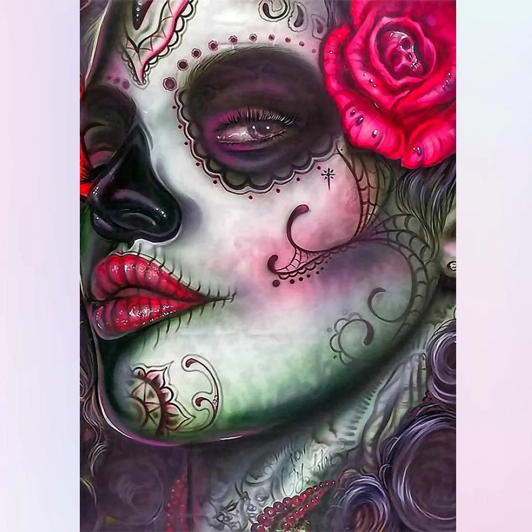 Charming Skull Lady