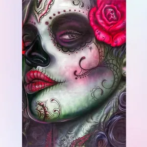 Charming Skull Lady