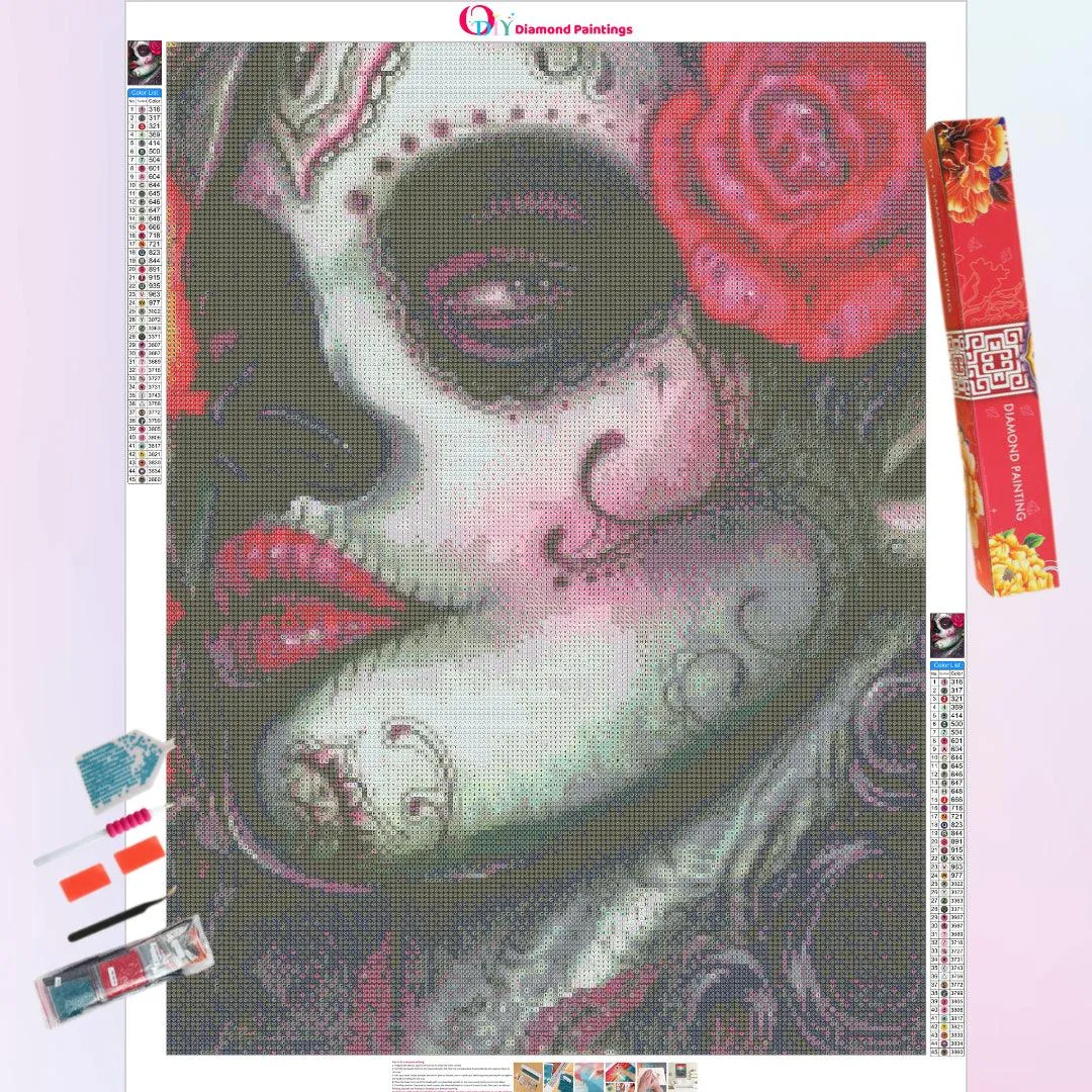 Charming Skull Lady