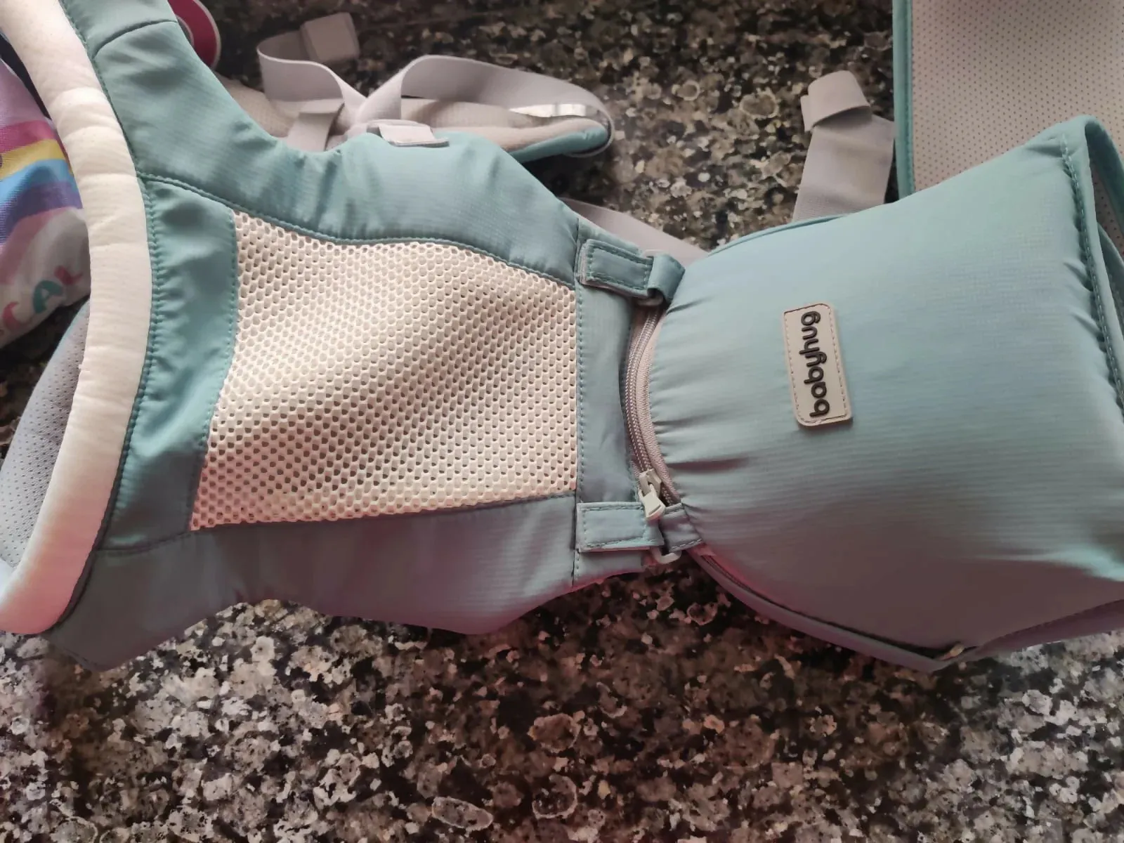 Combo of BABYHUG Portable Electric Breast Pump & BABYHUG 5 In 1 Hip Seat Cum Baby Carrier