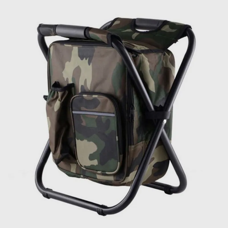 Cooler Bag For Outdoor Camping Multiple Function Foldable Beach Chair