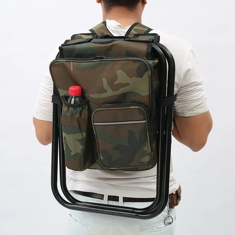 Cooler Bag For Outdoor Camping Multiple Function Foldable Beach Chair