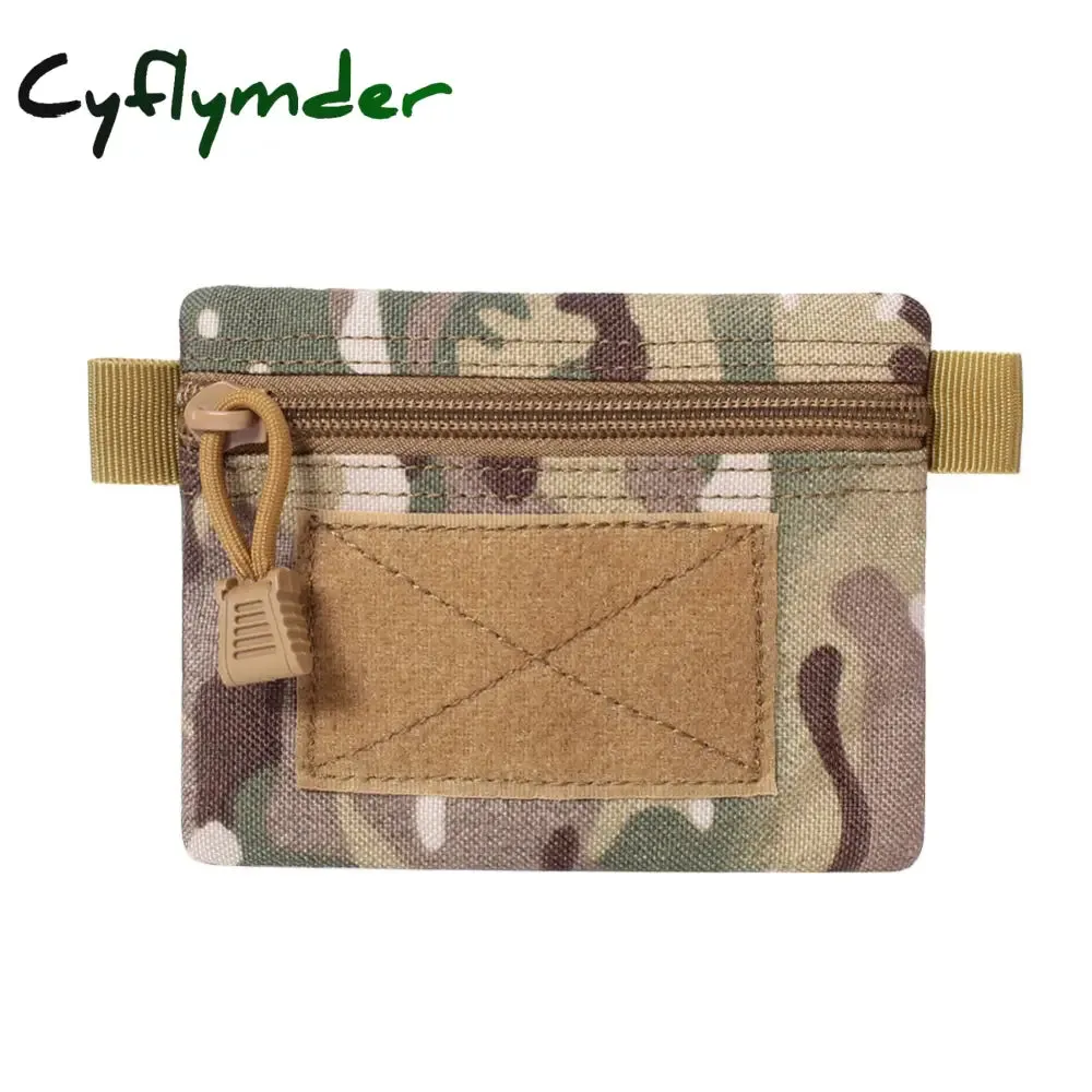 Cyflymder Outdoor EDC Molle Pouch Wallet Waterproof Portable Travel Zipper Waist Bag for Camping Hiking EDC Pouch
