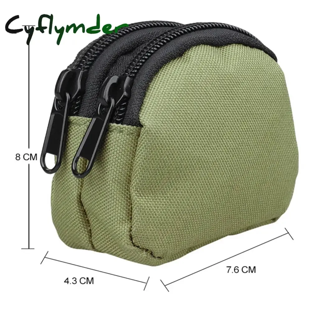 Cyflymder Outdoor EDC Molle Pouch Wallet Waterproof Portable Travel Zipper Waist Bag for Camping Hiking EDC Pouch