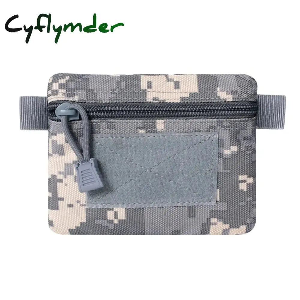 Cyflymder Outdoor EDC Molle Pouch Wallet Waterproof Portable Travel Zipper Waist Bag for Camping Hiking EDC Pouch