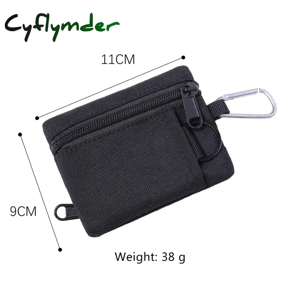 Cyflymder Outdoor EDC Molle Pouch Wallet Waterproof Portable Travel Zipper Waist Bag for Camping Hiking EDC Pouch