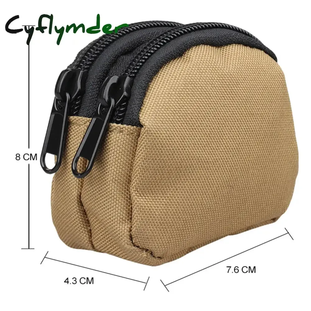 Cyflymder Outdoor EDC Molle Pouch Wallet Waterproof Portable Travel Zipper Waist Bag for Camping Hiking EDC Pouch