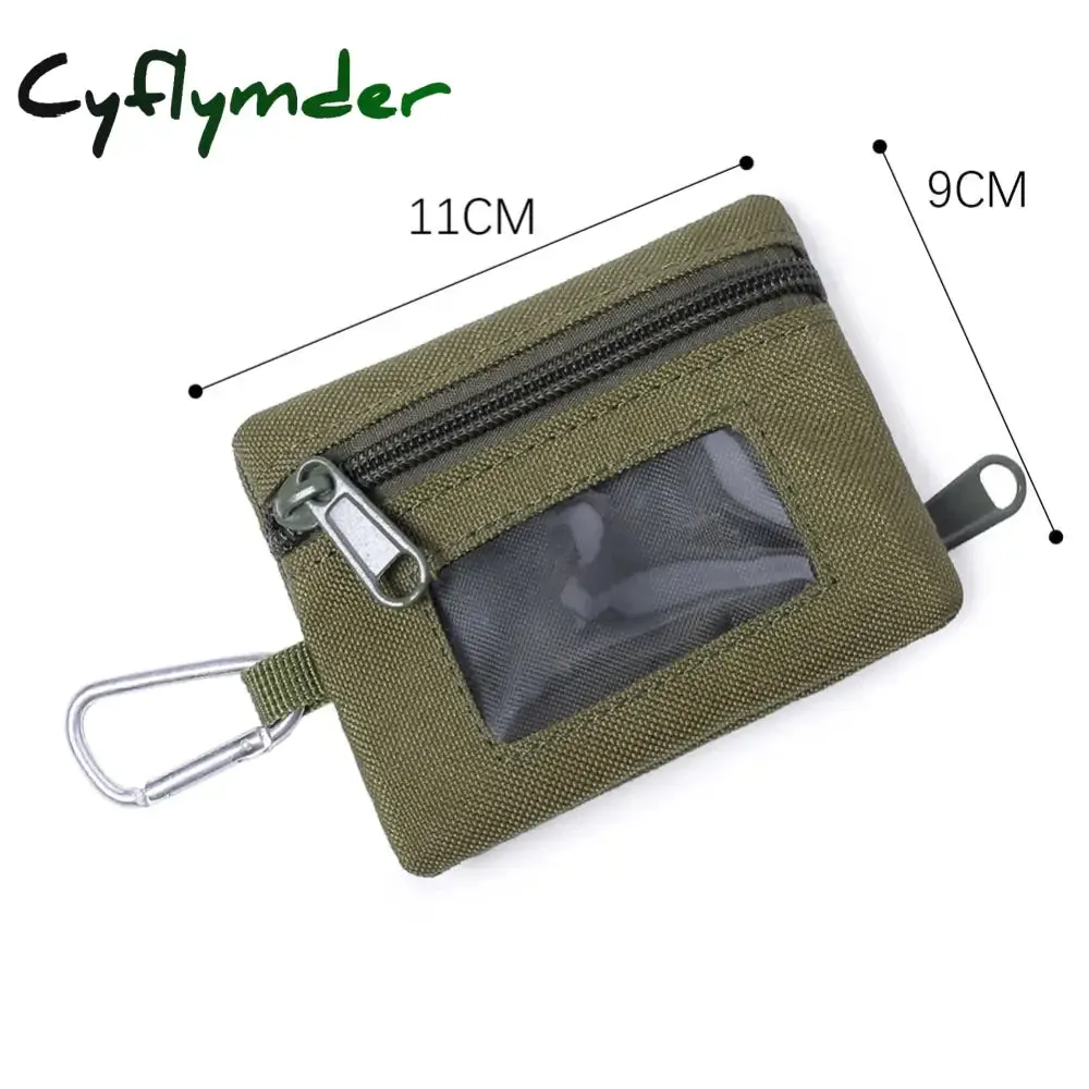Cyflymder Outdoor EDC Molle Pouch Wallet Waterproof Portable Travel Zipper Waist Bag for Camping Hiking EDC Pouch