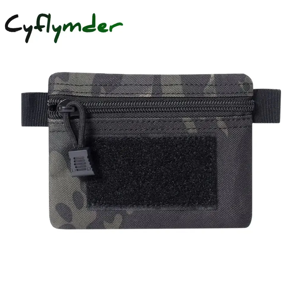 Cyflymder Outdoor EDC Molle Pouch Wallet Waterproof Portable Travel Zipper Waist Bag for Camping Hiking EDC Pouch