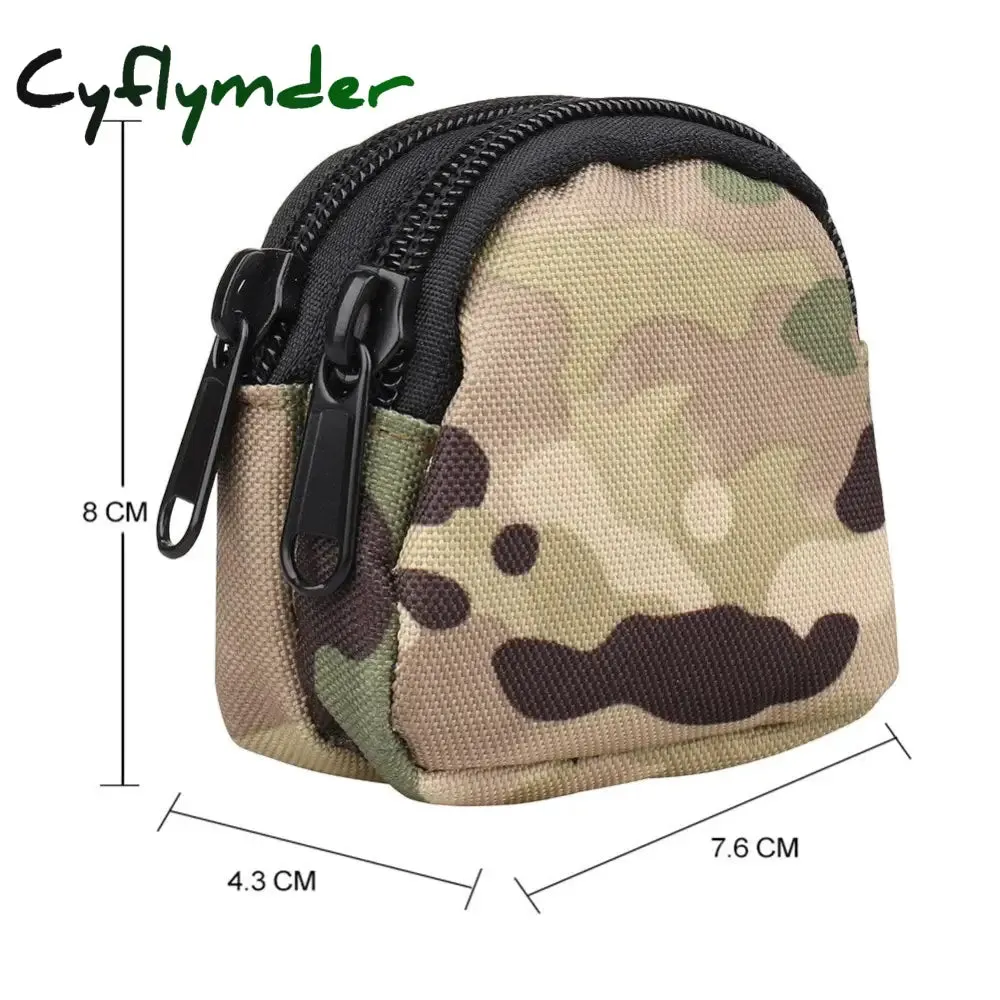 Cyflymder Outdoor EDC Molle Pouch Wallet Waterproof Portable Travel Zipper Waist Bag for Camping Hiking EDC Pouch