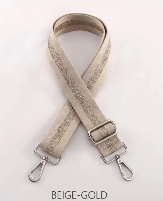 Detachable patterned bag strap for camera bag