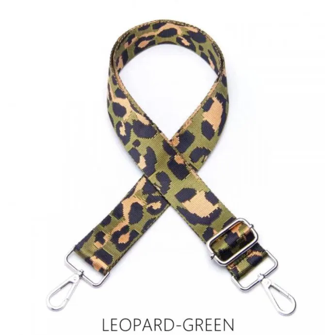 Detachable patterned bag strap for camera bag