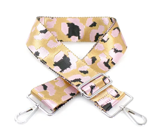 Detachable patterned bag strap for camera bag