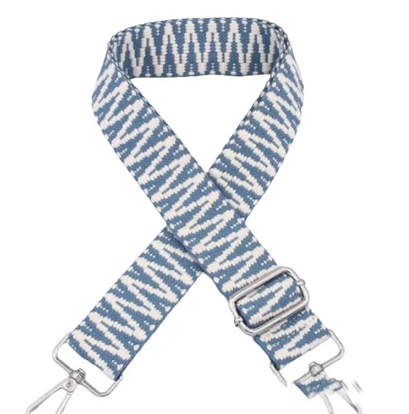 Detachable patterned bag strap for camera bag