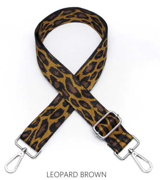 Detachable patterned bag strap for camera bag