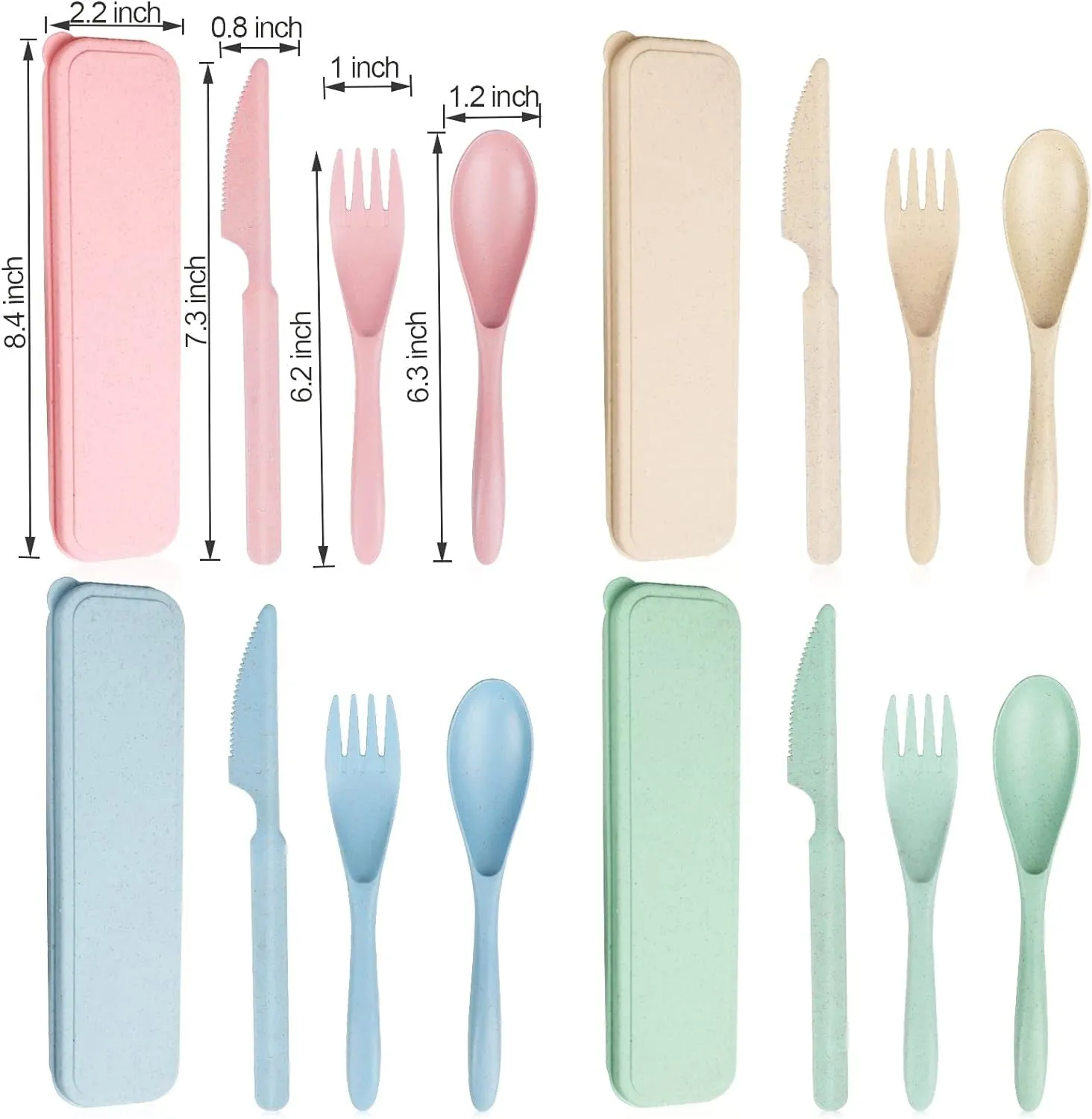 Eco-Friendly Portable Snack Stabbers: Elegant Travel Utensils for the Discerning Picnicker (Available in a Variety of Colors)