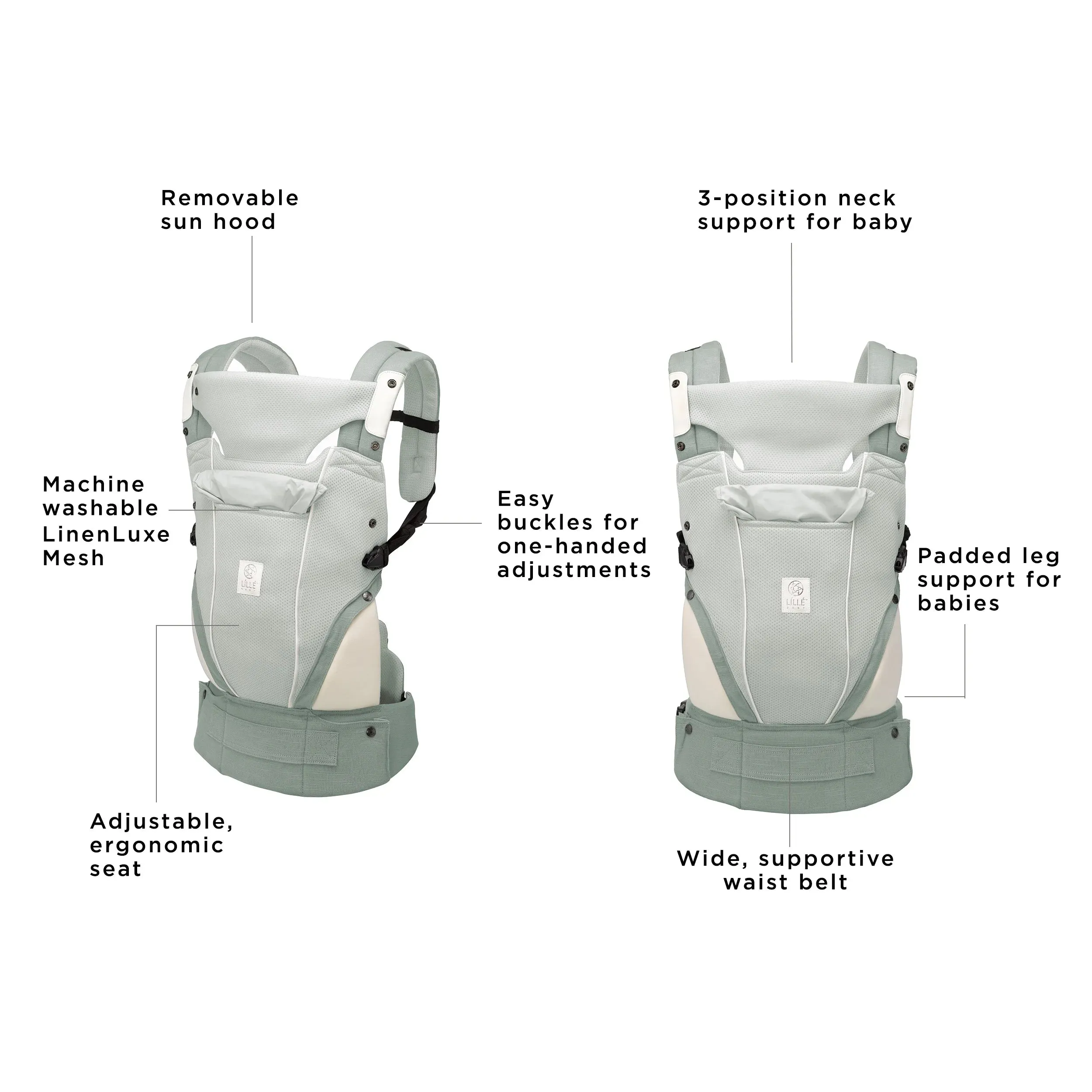 Elevate Air 6-in-1 Baby Carrier - Sea Breeze