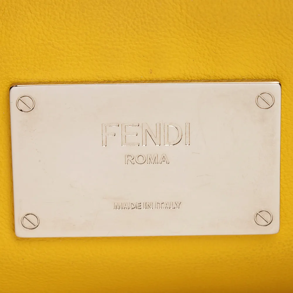 Fendi Nappa Embossed FF 1974 Peekaboo X Lite Bag (SHF-20545)