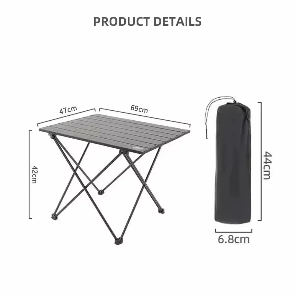 Foldable Camping Tables Tourist Bbq Picnic Fodling Tables Yard Balcony Garden Portable Aluminum Alloy Tables Camp Supples