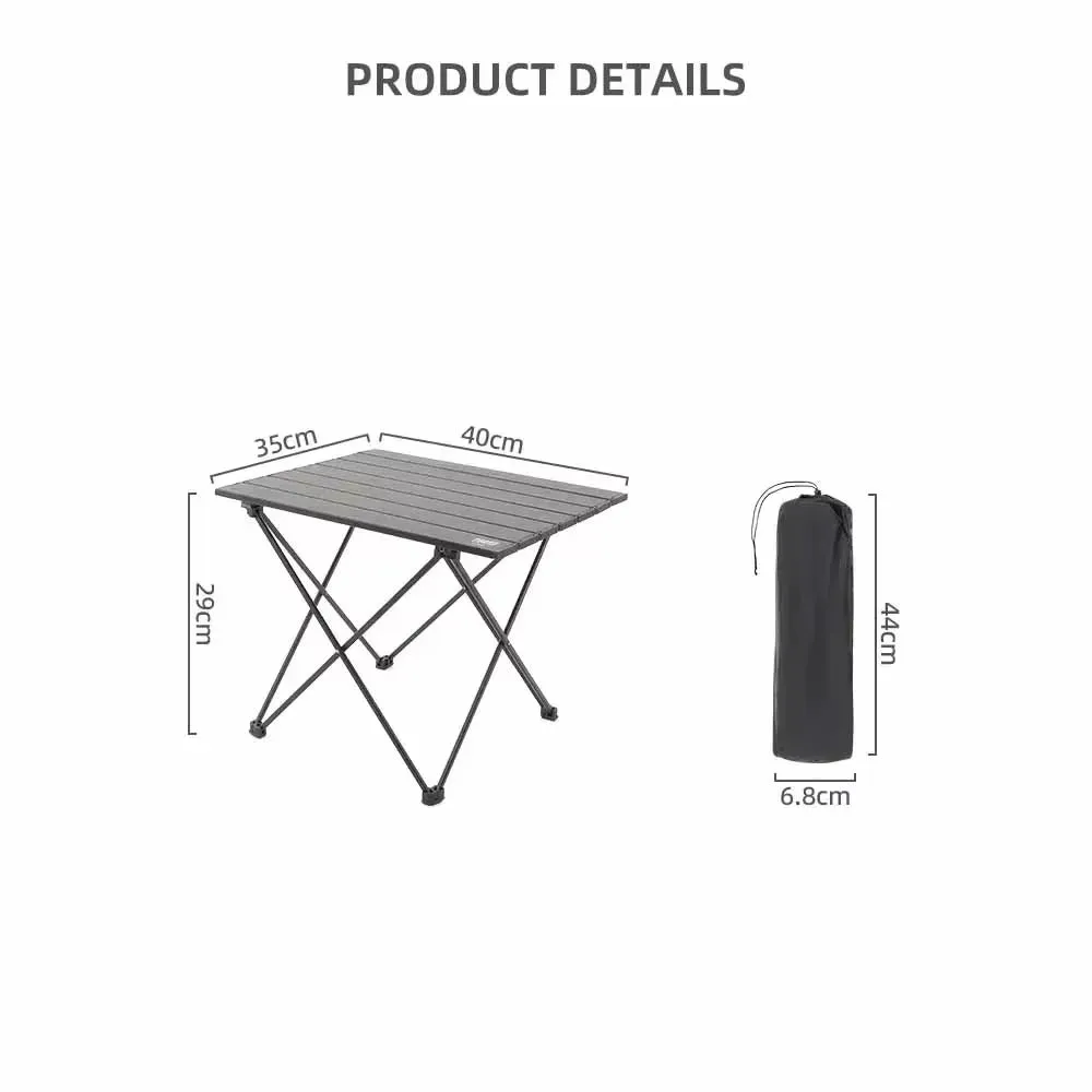 Foldable Camping Tables Tourist Bbq Picnic Fodling Tables Yard Balcony Garden Portable Aluminum Alloy Tables Camp Supples