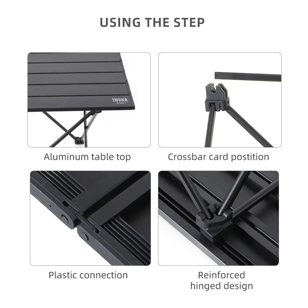 Foldable Camping Tables Tourist Bbq Picnic Fodling Tables Yard Balcony Garden Portable Aluminum Alloy Tables Camp Supples