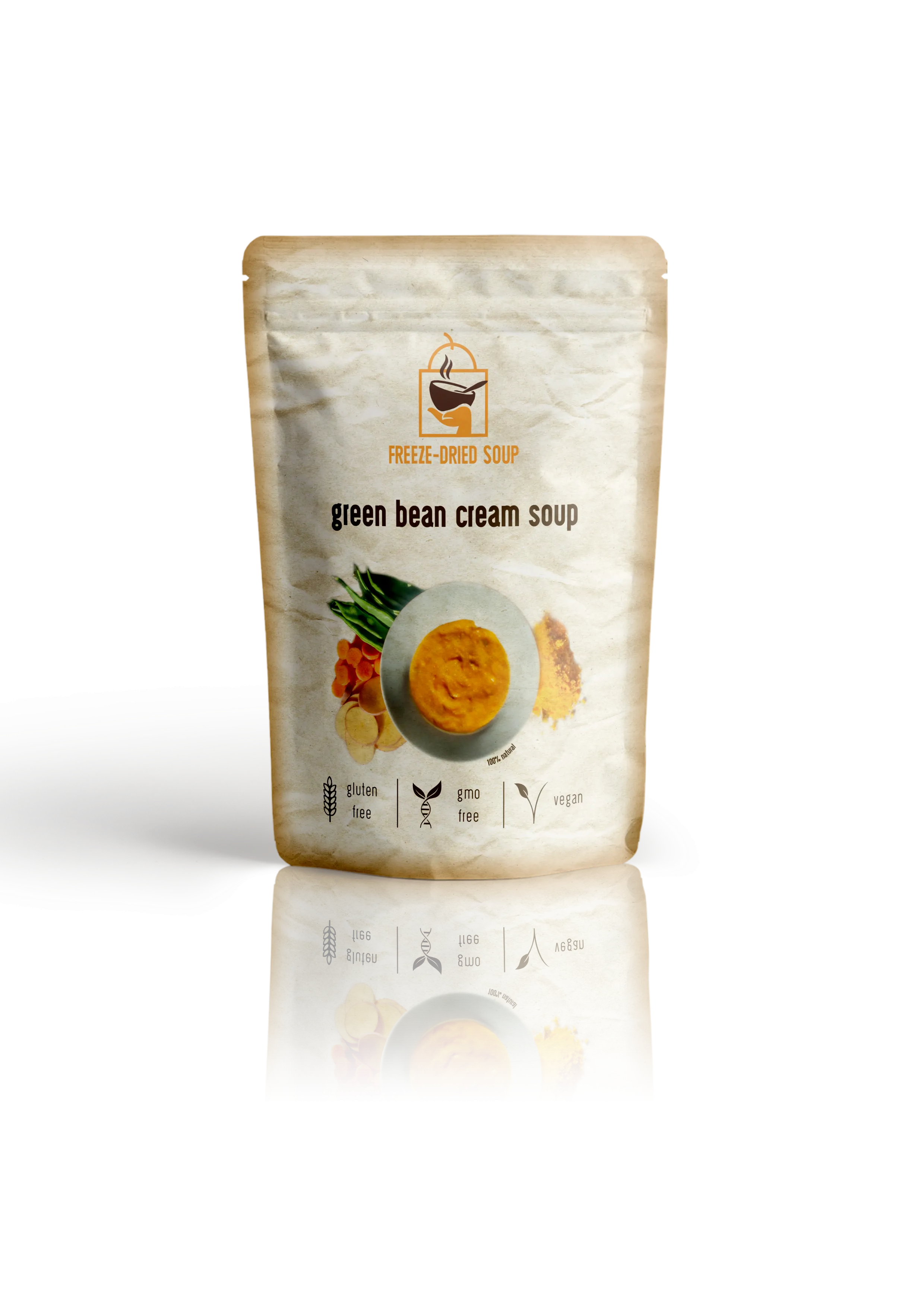Freeze-Dried Green Bean Cream Soup - All Natural