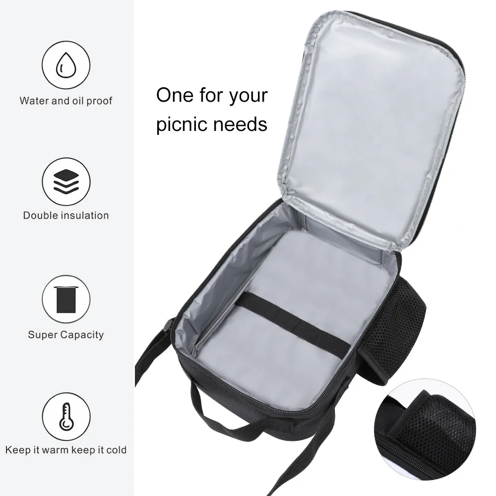 Fresh White Frangipanis Small Insulated Lunch Bag