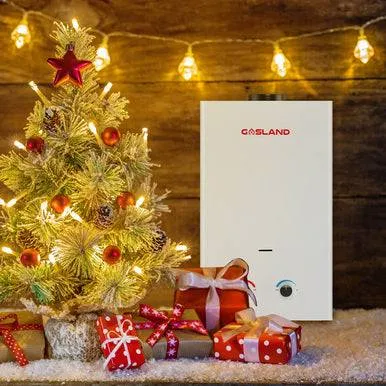Gasland Outdoor Portable Tankless Water Heater - 2.64GPM 10L - White