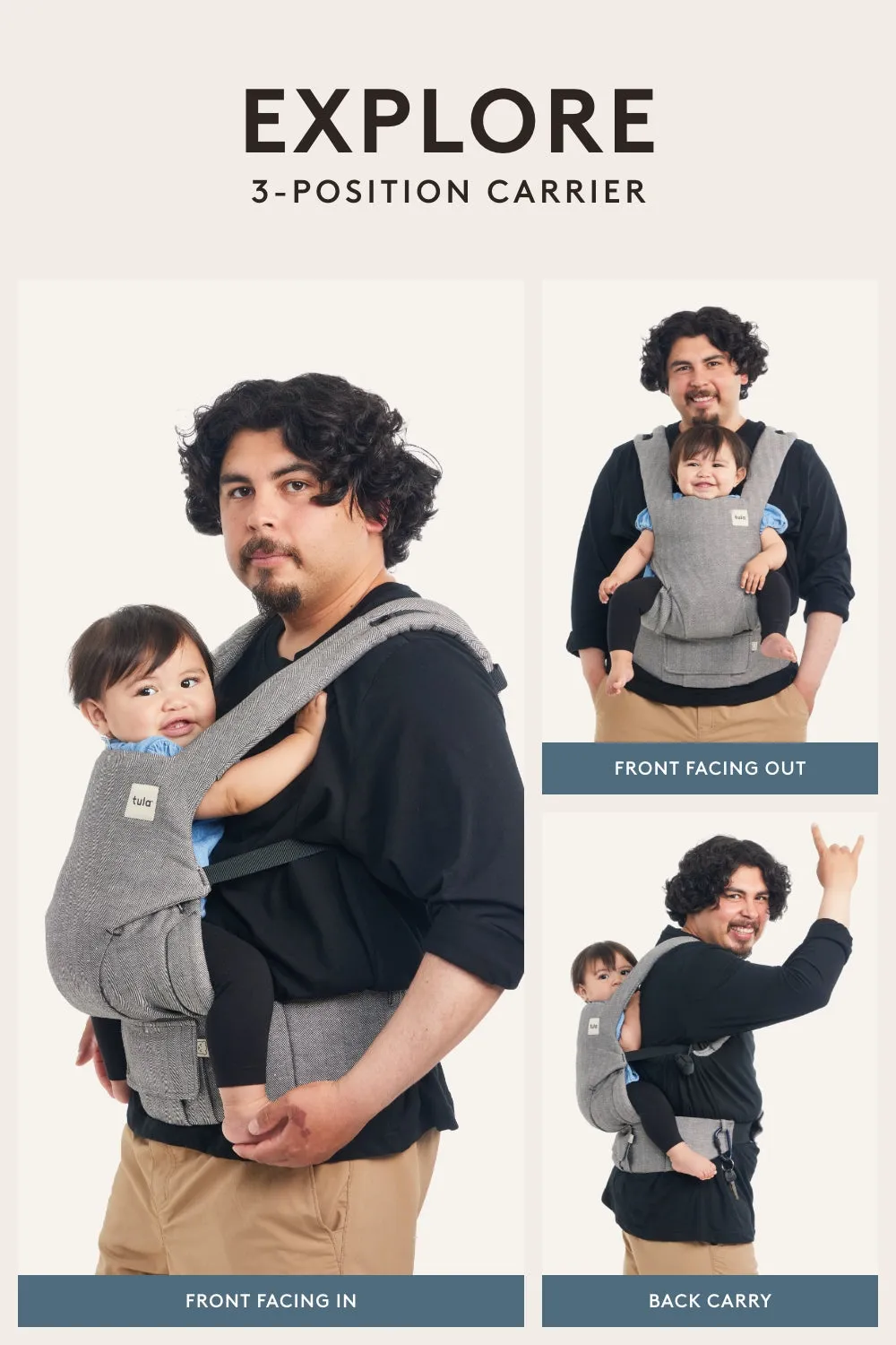 Geo Stones Irize Force - Signature Woven Explore Baby Carrier