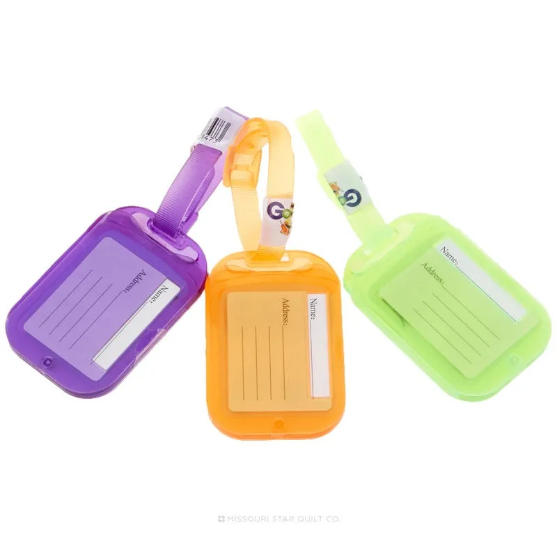 Go and Sew Luggage Tag Sewing Kit - Assorted Colors