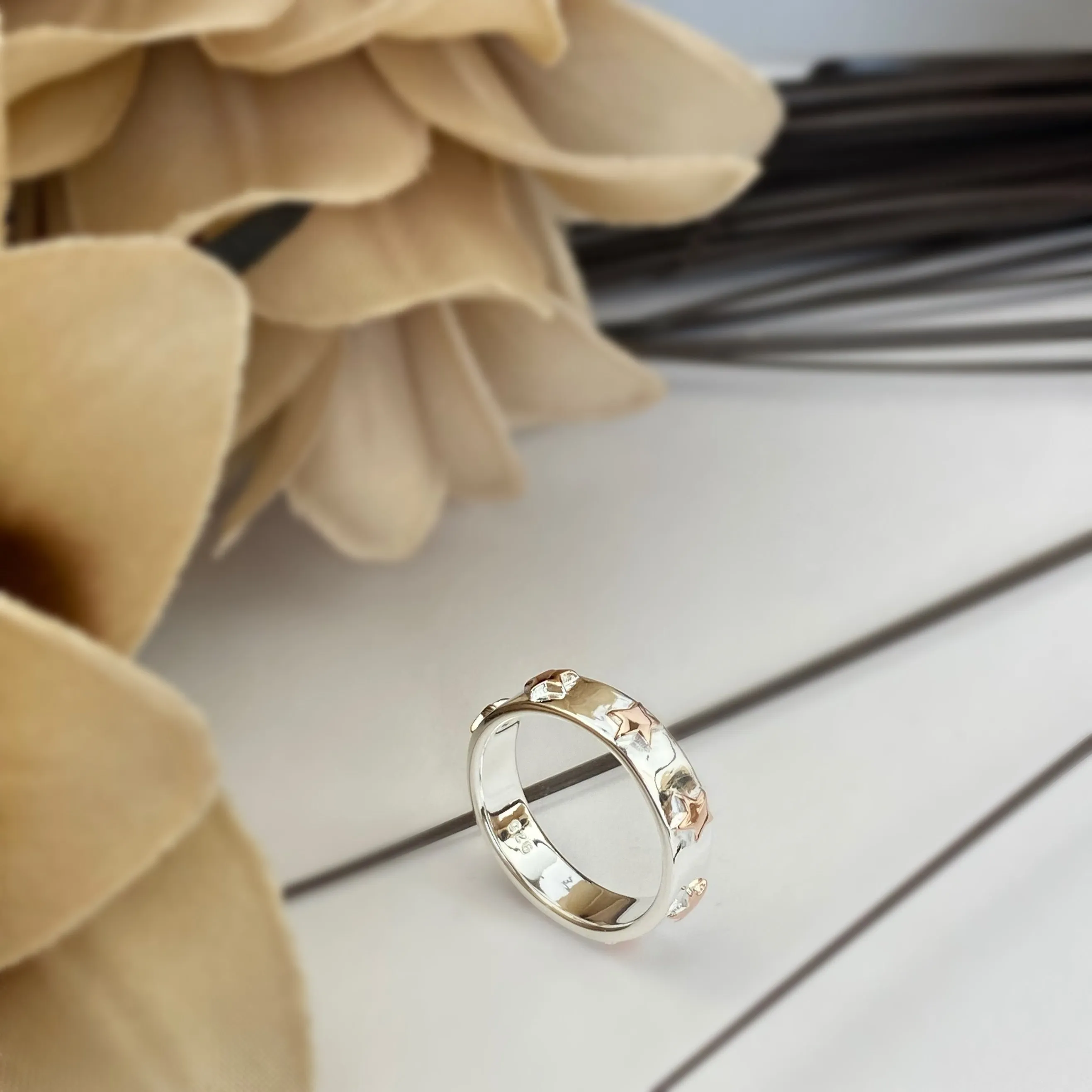 Gold Stars Ring - SR2181
