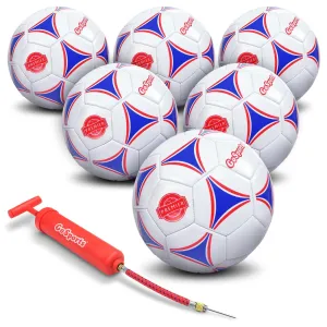 GoSports Size 4 Premier Soccer Ball - 6-Pack