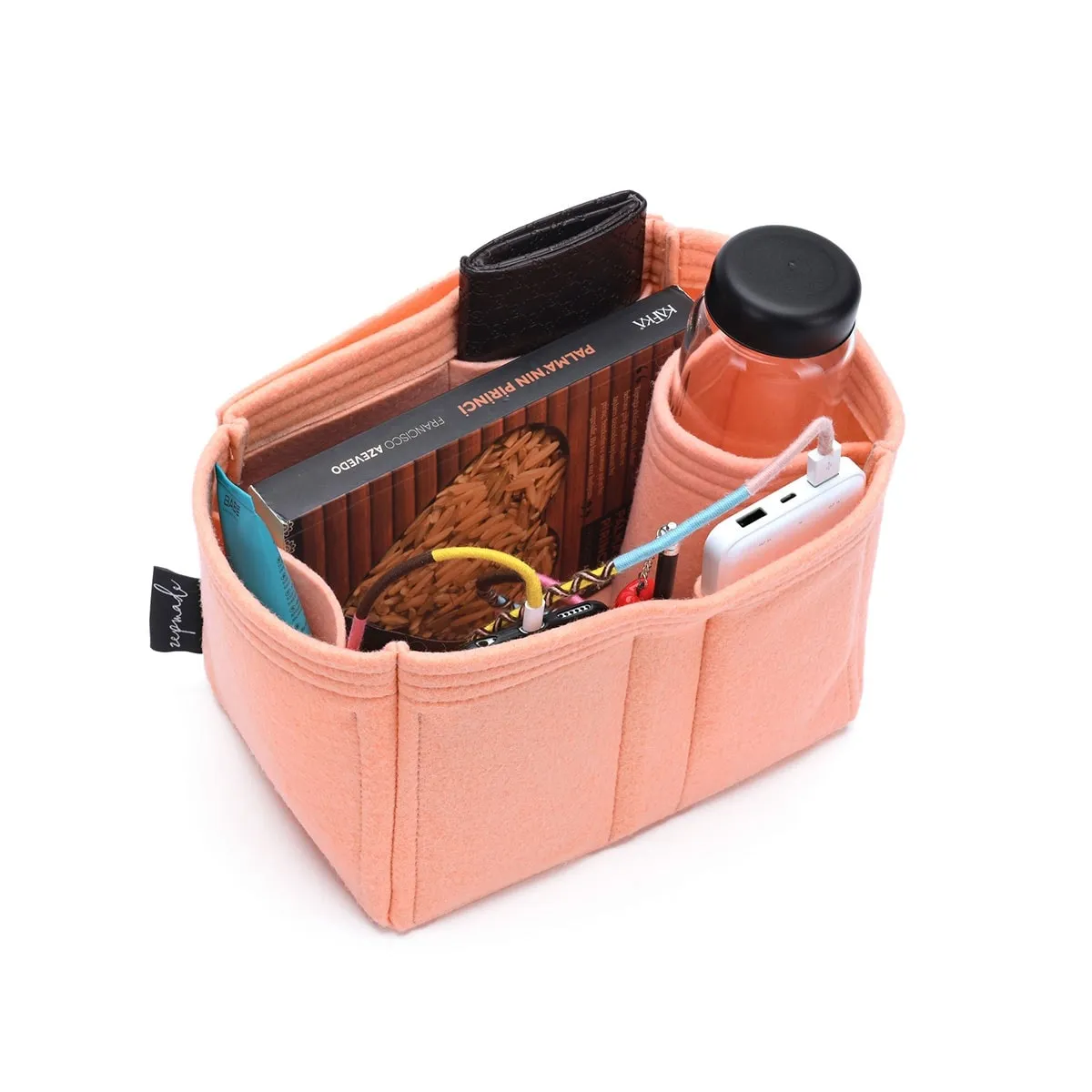 Hermes Lindy Bag Models Organizer Insert, Bag Organizer with Single Bottle and Pen Holders