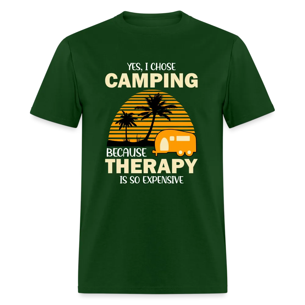 I Chose Camping Because Therapy is so Expensive T-Shirt