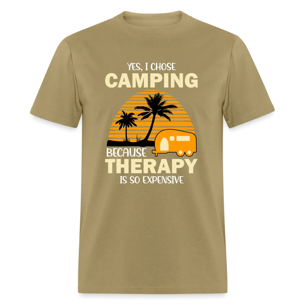 I Chose Camping Because Therapy is so Expensive T-Shirt