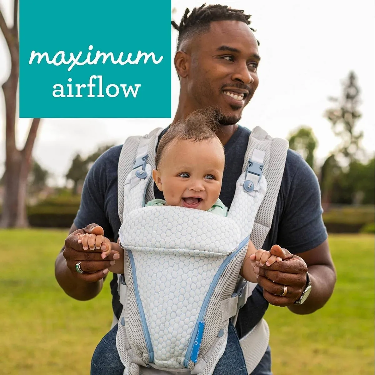 Infantino Stay Cool 4-in-1 convertible carrier White