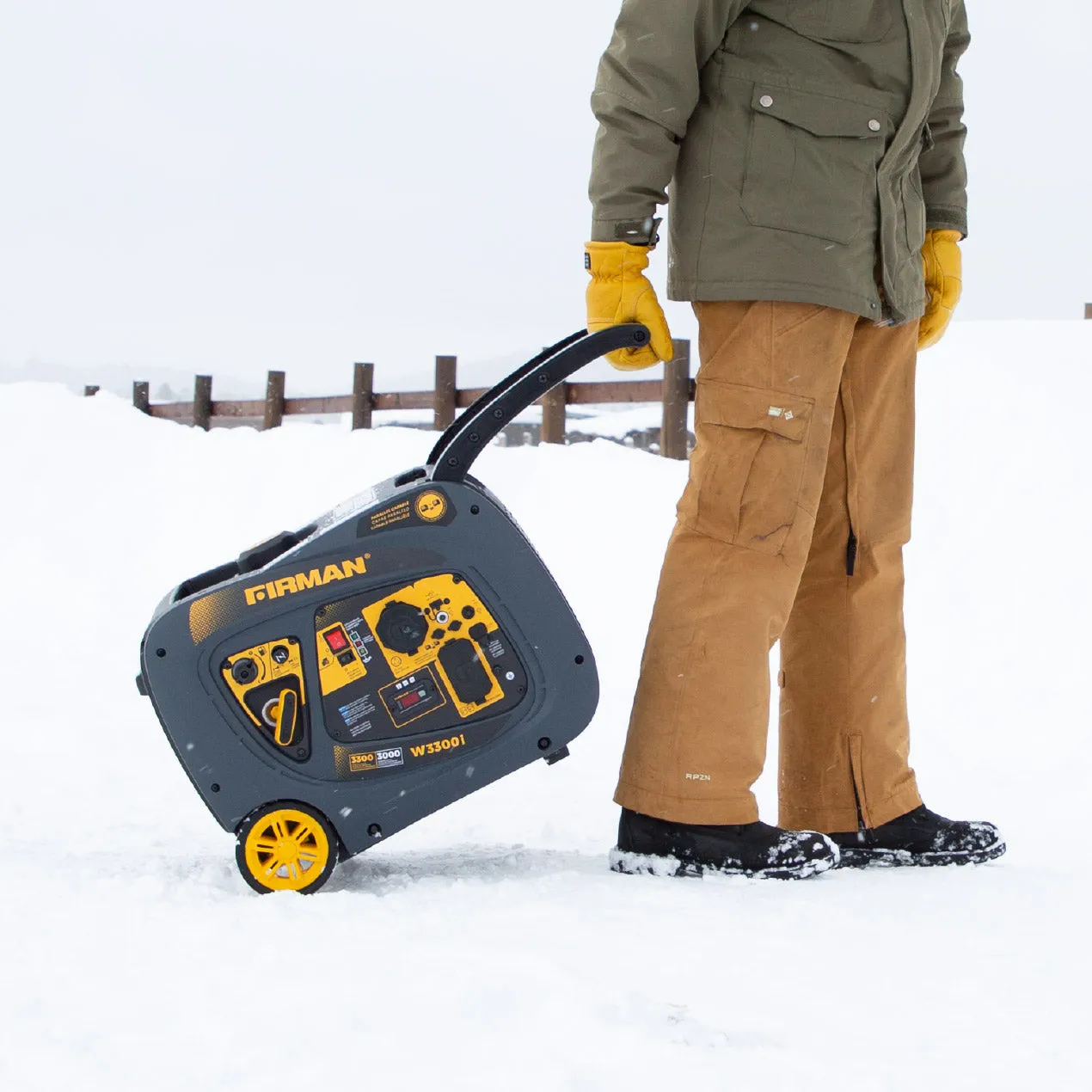 Inverter Gas Portable Generator 3300W Recoil Start